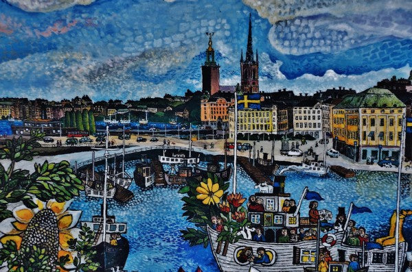 PHOTOWALL / City Pier Painting (e310469)