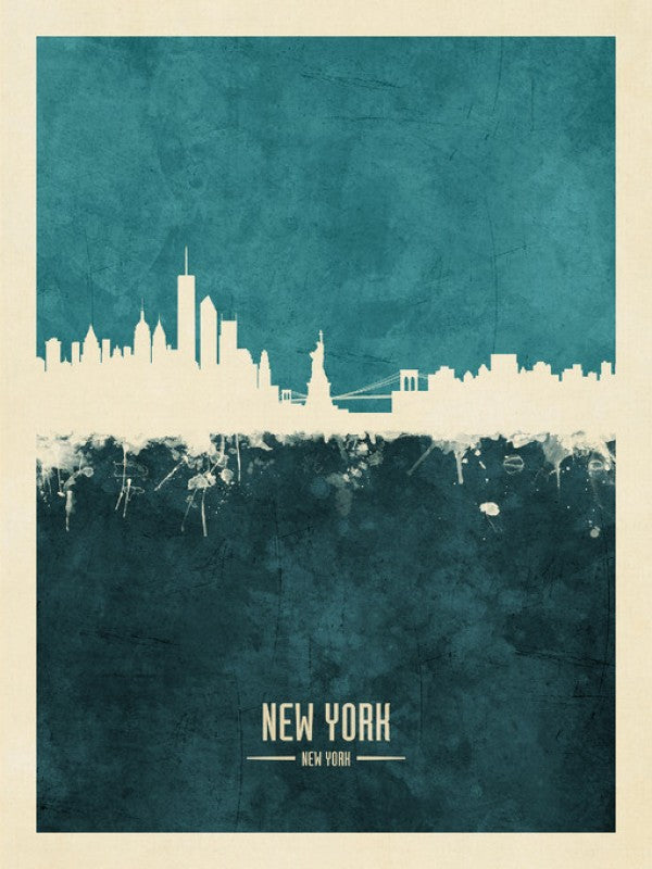 PHOTOWALL / New York Skyline Blue (e310704)