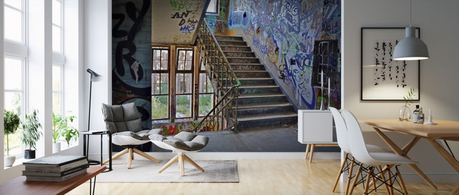 PHOTOWALL / Industrial Building Staircase (e310770)