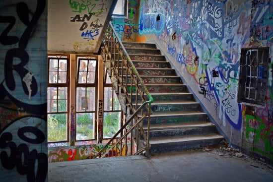 PHOTOWALL / Industrial Building Staircase (e310770)