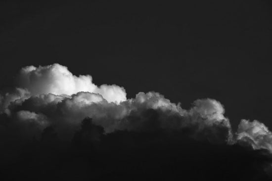 PHOTOWALL / Gradient Cloud BW (e310887)