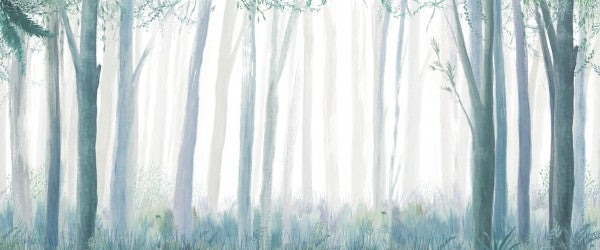 PHOTOWALL / Trees - Blue (e310926)