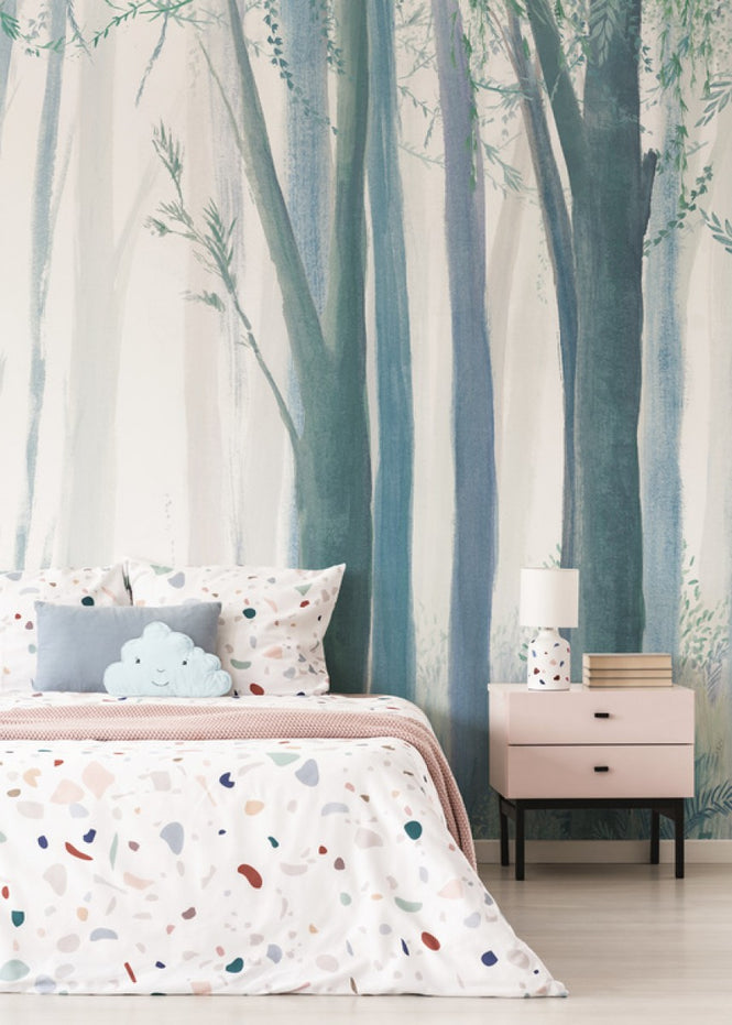 PHOTOWALL / Trees - Blue (e310926)