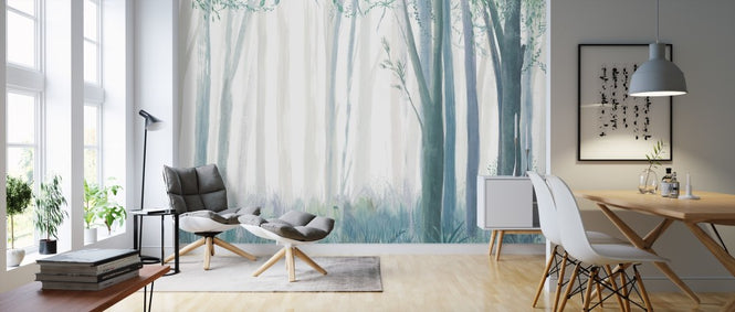 PHOTOWALL / Trees - Blue (e310926)