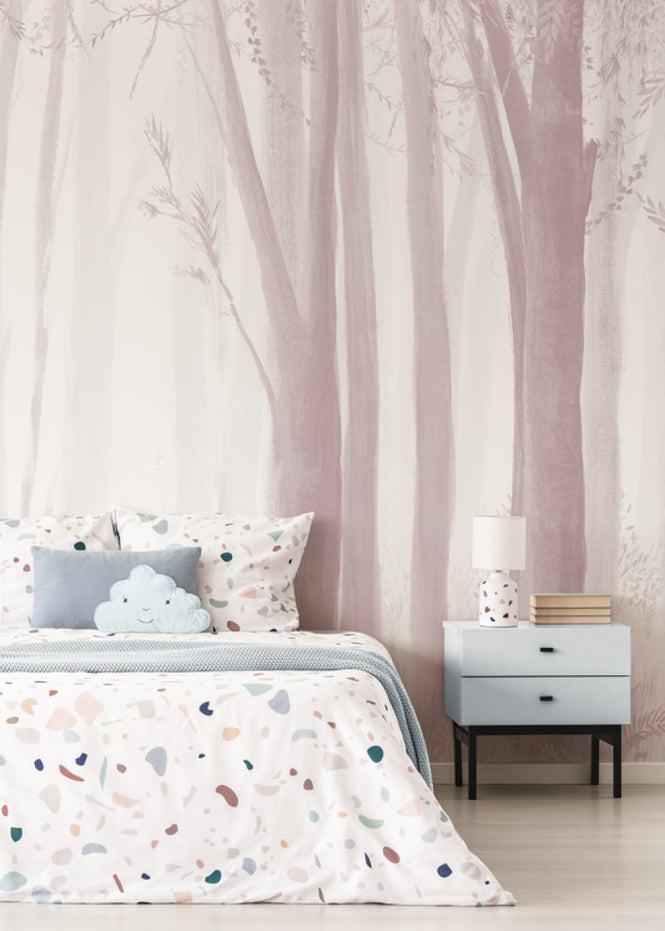 PHOTOWALL / Trees  - Pink (e310930)