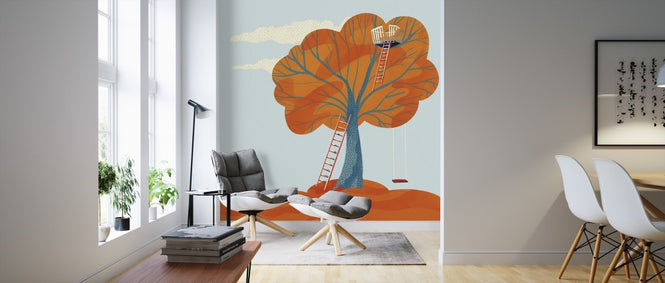 PHOTOWALL / Autumn tree house (e41202)