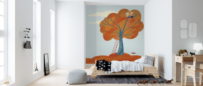 PHOTOWALL / Autumn tree house (e41202)