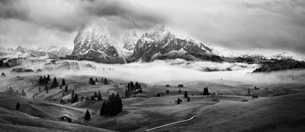PHOTOWALL / Foggy Dolomites (e311029)