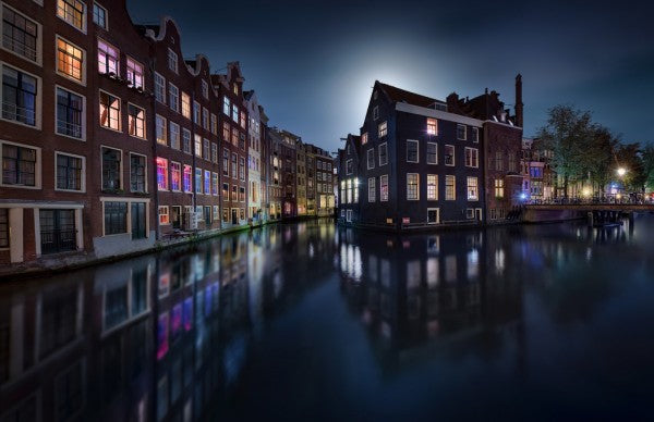 PHOTOWALL / Moonlight Over Amsterdam (e311062)