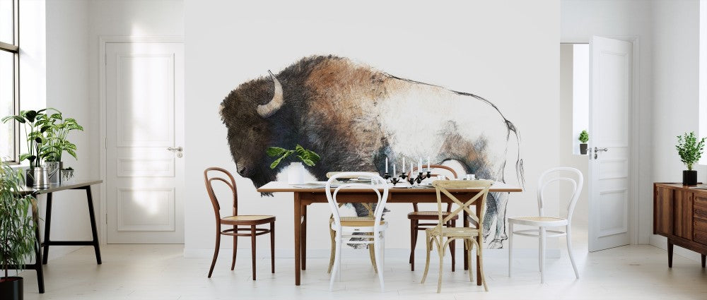 PHOTOWALL / Colorful Bison Dark Brown (e311145) | 輸入壁紙専門店