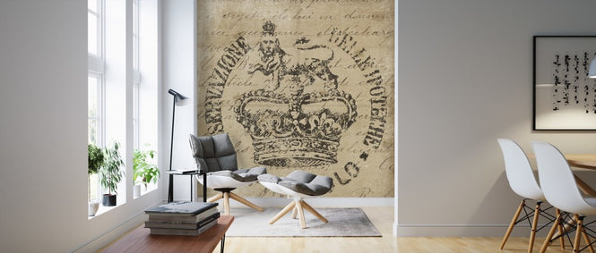 PHOTOWALL / Vintage Seal IV Antique Border v2 (e311169)