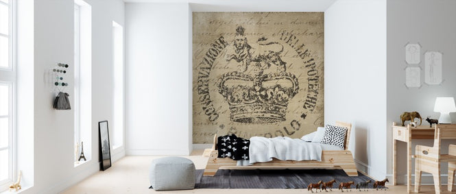 PHOTOWALL / Vintage Seal IV Antique Border v2 (e311169)
