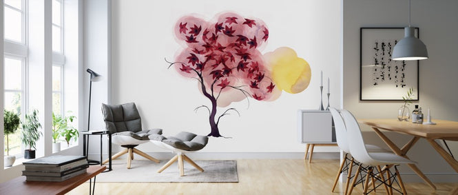 PHOTOWALL / Water Color Trees II (e311297)