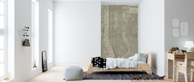 PHOTOWALL / Newsprint NYC Map (e311340)