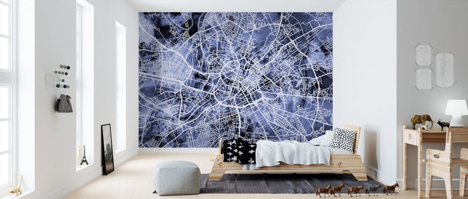 PHOTOWALL / Manchester England Street Map (e311387)