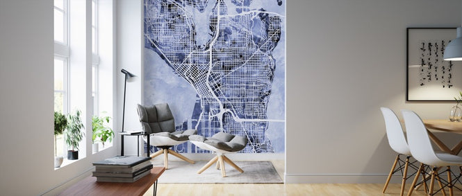 PHOTOWALL / Seattle Washington Street Map (e311393)