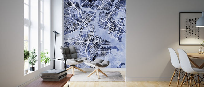 PHOTOWALL / Boston Massachusetts Street Map (e311394)