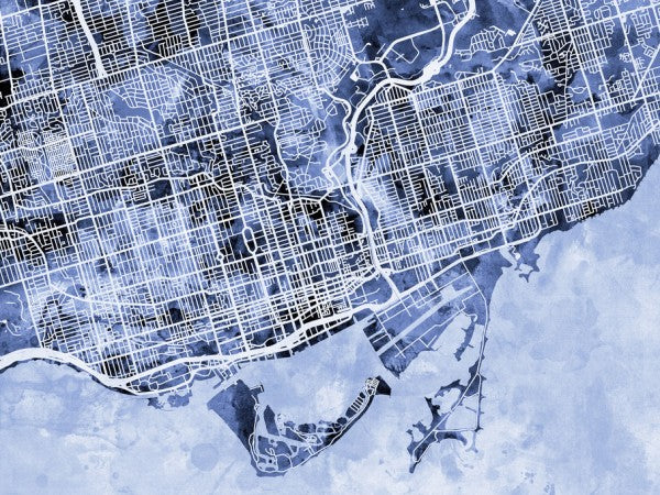 PHOTOWALL / Toronto Street Map (e311398)
