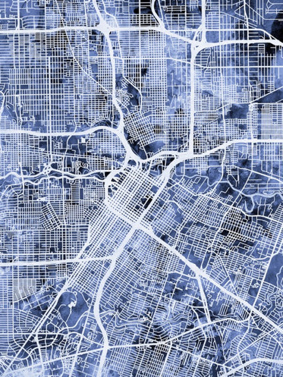 PHOTOWALL / Houston Texas City Street Map (e311401)