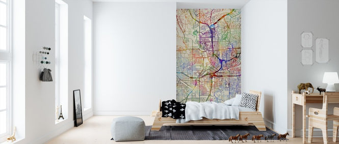 PHOTOWALL / Atlanta Georgia City Map (e311403)