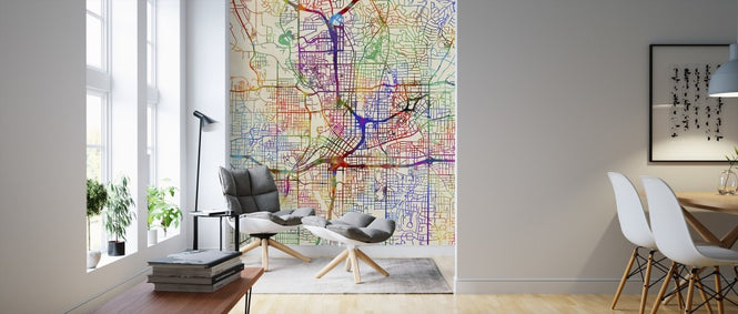 PHOTOWALL / Atlanta Georgia City Map (e311403)