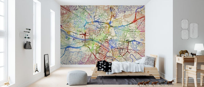 PHOTOWALL / Glasgow Street Map (e311410)