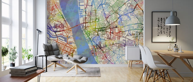 PHOTOWALL / Liverpool England Street Map (e311423)