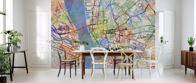 PHOTOWALL / Liverpool England Street Map (e311423)