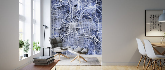 PHOTOWALL / Kansas City Missouri City Map (e311445)