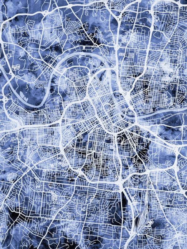 PHOTOWALL / Nashville Tennessee City Map (e311446)