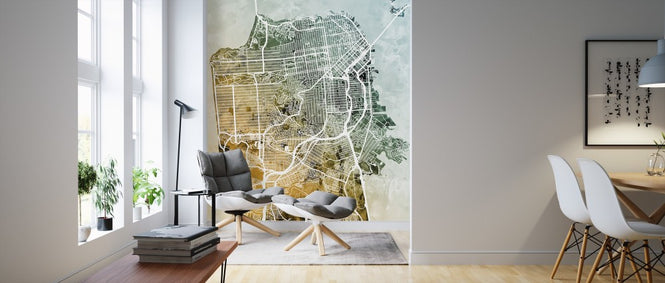 PHOTOWALL / San Francisco City Street Map (e311451)