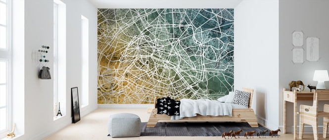 PHOTOWALL / Paris France City Street Map (e311456)