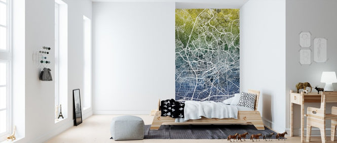 PHOTOWALL / Frankfurt Germany City Map (e311475)