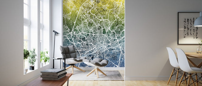 PHOTOWALL / Frankfurt Germany City Map (e311475)