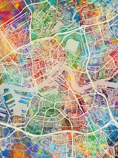 PHOTOWALL / Rotterdam Netherlands City Map (e311477)