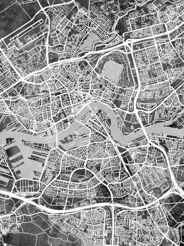PHOTOWALL / Rotterdam Netherlands City Map (e311478)