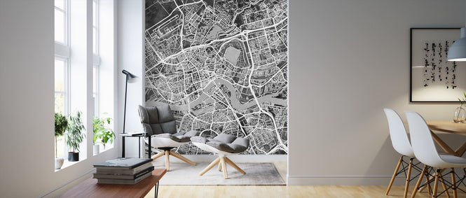 PHOTOWALL / Rotterdam Netherlands City Map (e311478)