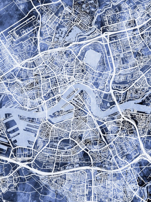 PHOTOWALL / Rotterdam Netherlands City Map (e311480)