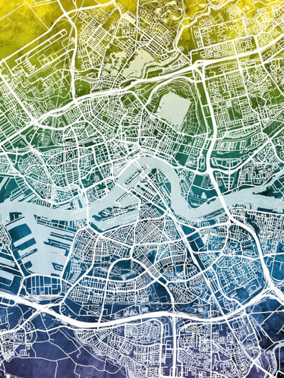 PHOTOWALL / Rotterdam Netherlands City Map (e311481)