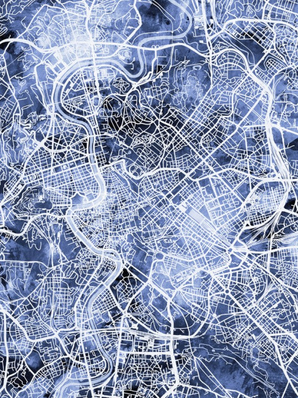 PHOTOWALL / Rome Italy City Map (e311498)