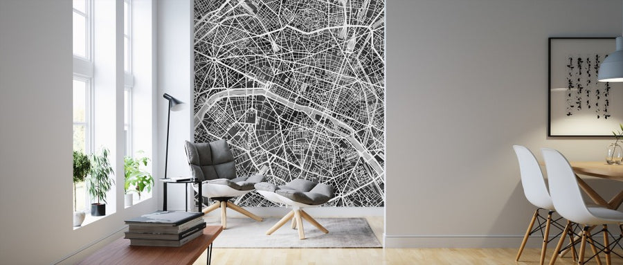 PHOTOWALL / Paris France City Map (e311502)