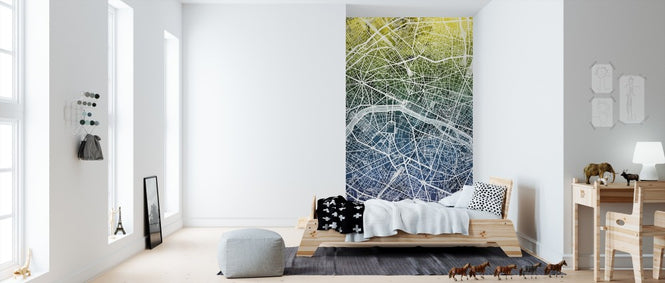 PHOTOWALL / Paris France City Map (e311505)