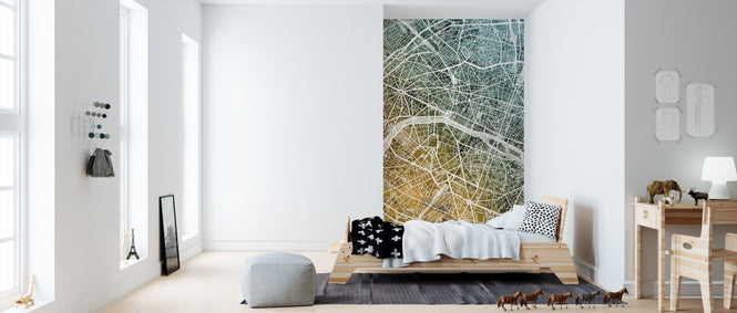 PHOTOWALL / Paris France City Map (e311506)
