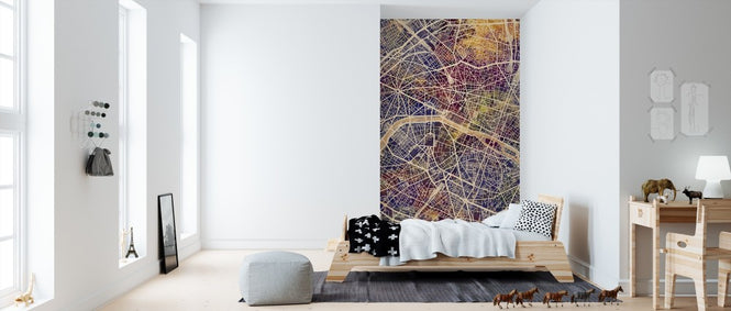 PHOTOWALL / Paris France City Map (e311503)