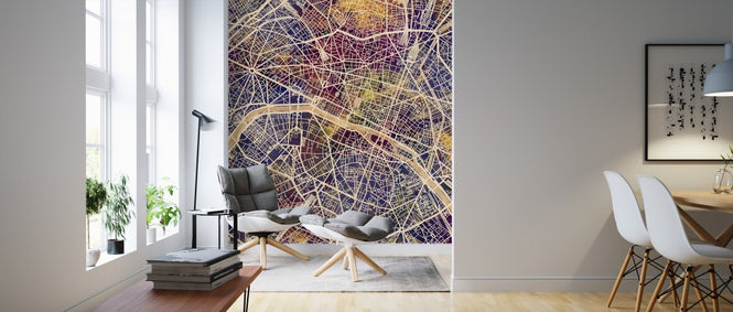 PHOTOWALL / Paris France City Map (e311503)