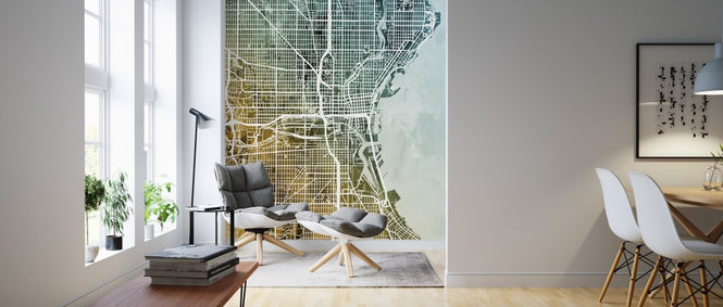 PHOTOWALL / Milwaukee Wisconsin City Map (e311517)