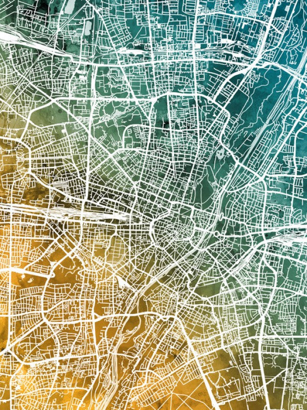 PHOTOWALL / Munich Germany City Map (e311539)