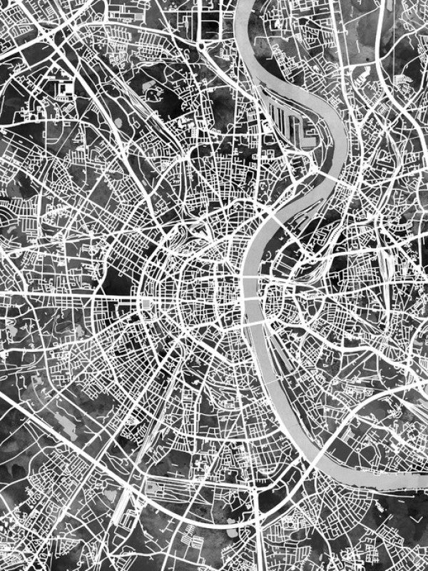 PHOTOWALL / Cologne Germany City Map (e311541)