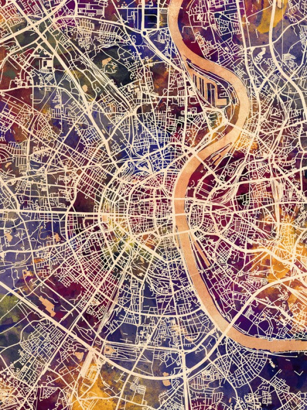 PHOTOWALL / Cologne Germany City Map (e311542)