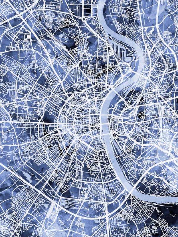 PHOTOWALL / Cologne Germany City Map (e311543)